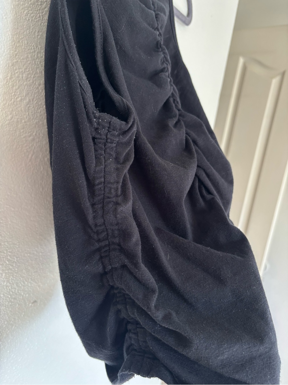 Universal Thread Black Ruched Tank Top - Picture 4 of 4